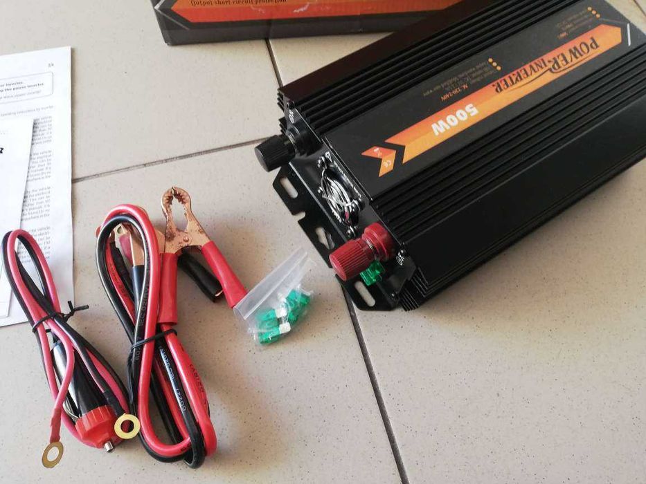 Invertor 12/220V rulota camping 500W