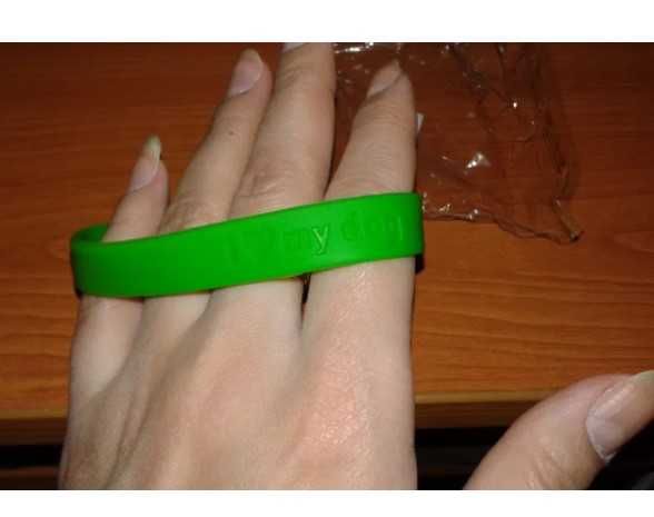 Bratara silicon Personalizata " I Love My Dog " , Noua-Sigilata