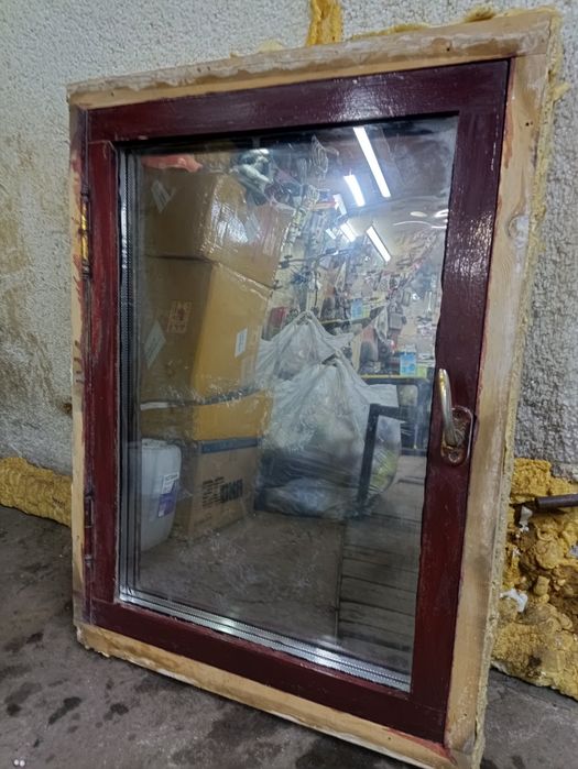 Окно стеклопакет дерево