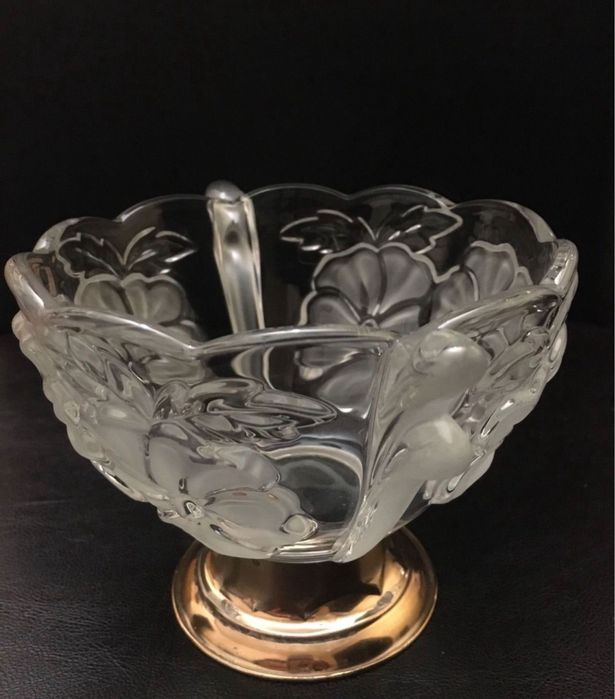 Bombonieră cristal și argint ( 800 )