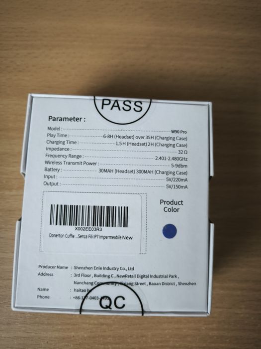 Căști wireless W90 Pro