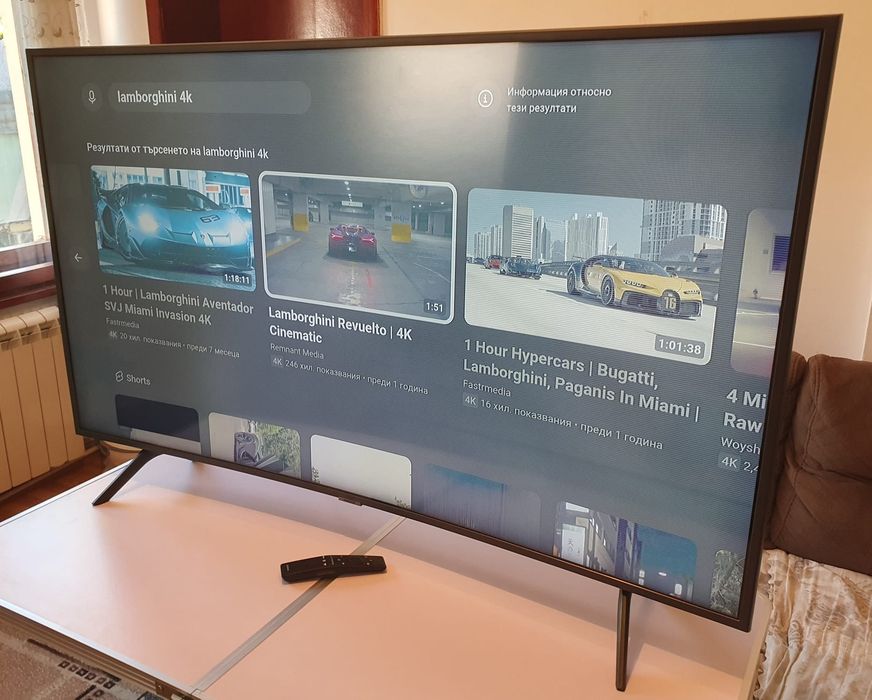 Телевизор Samsung - Извит - 55 ИНЧА - Smart - 4K - Ultra HD !