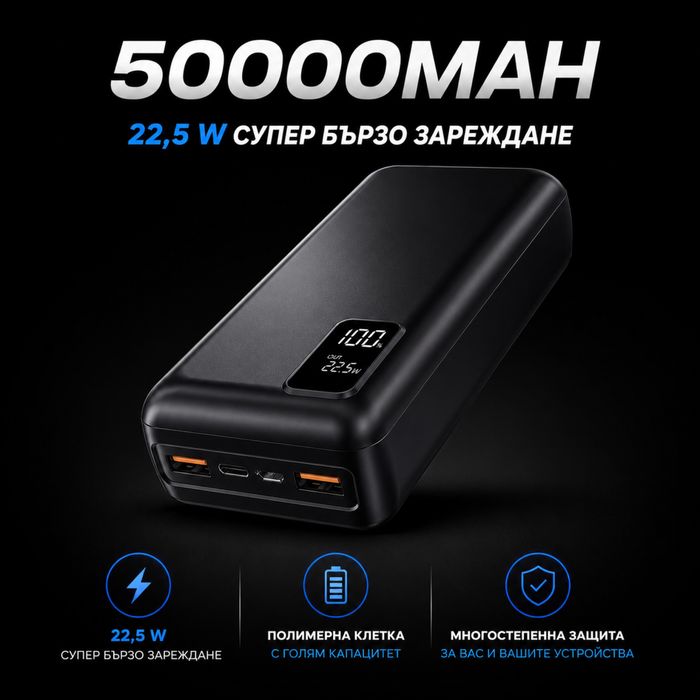 Power bank / преносима батерия 50000 ампера