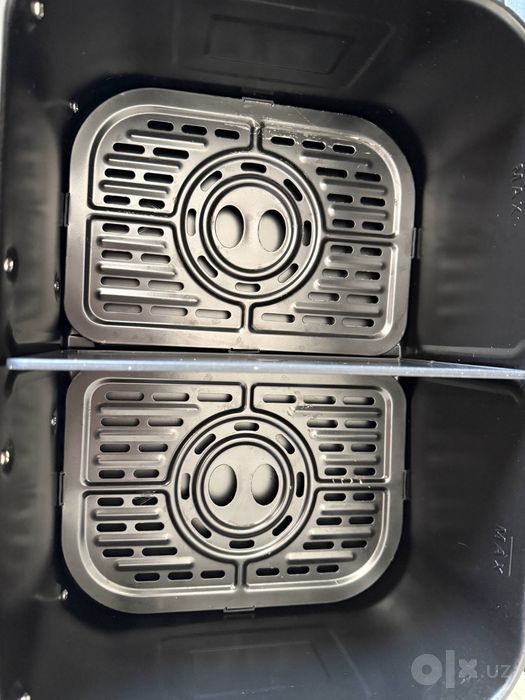 Двухкамерный аэрогриль UAKEEN (Air Fryer) с сенсорным экраном