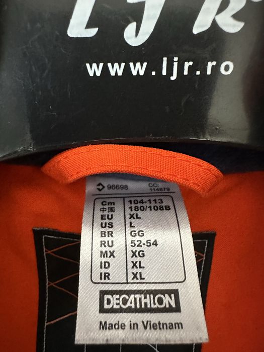 Geaca ski,  rosie cu albastru inchis, marimea Xl