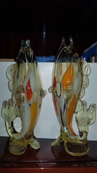 Ваза рыбка стекло