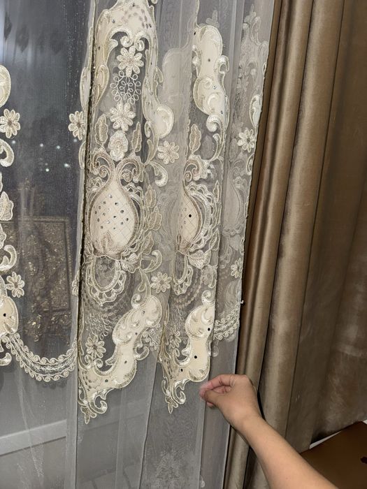 Комплект штор+тюль