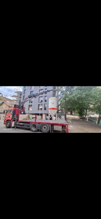 Транспортни Услуги-Камион с кран, автокран услуги