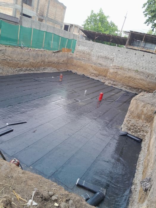 Гидроизалятся мягкая кровля и фундамента Gidroizalyatsiya xizmati