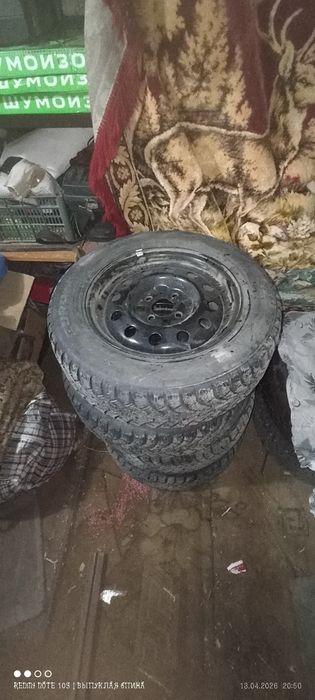 Продам диски с резиной на lada R14 185/65