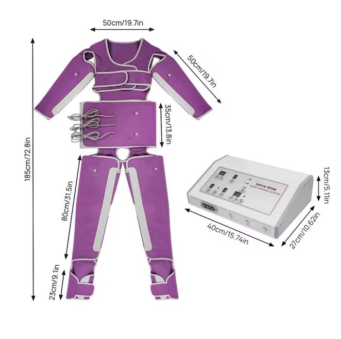 Aparat de drenaj limfatic cu infrarorosu nou cu factura