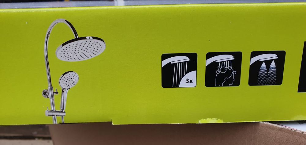 Baterie coloană de duș termostat.  Sistem de duș.