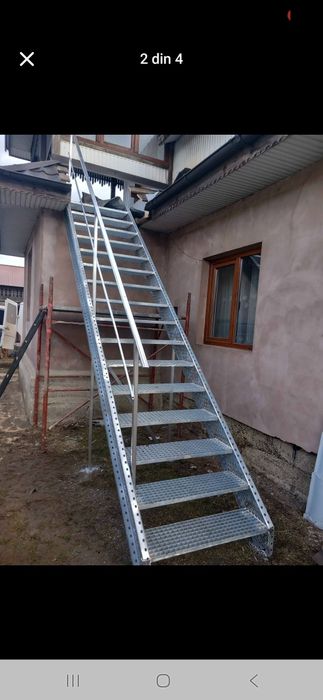 Scară zincata la comanda și cum doriți montaj și transport gratuit