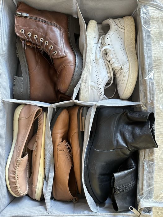 Кожаные мокасины