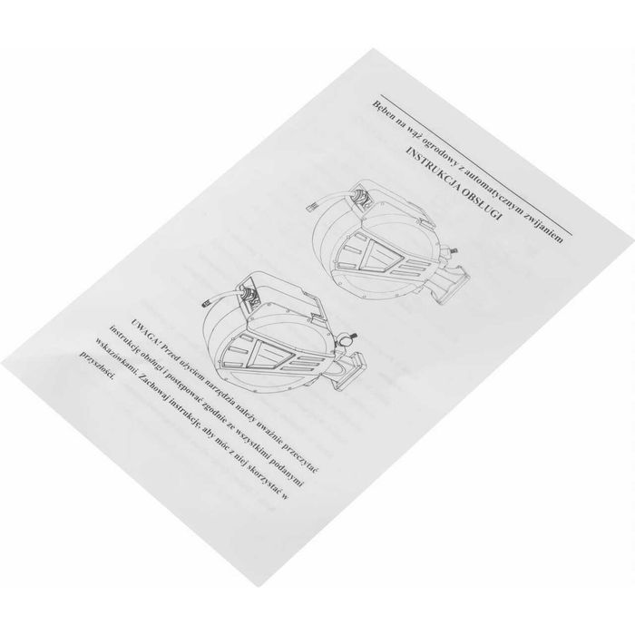 Furtun pentru aer, pneumatic retractabil, 1/4", 15 metri, Kraft