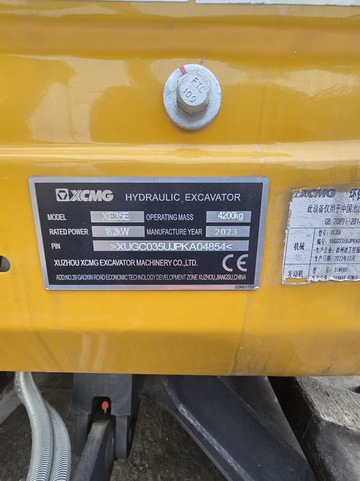 Vand -Schimb Excavator xcmg motor Yanmar 3500kg