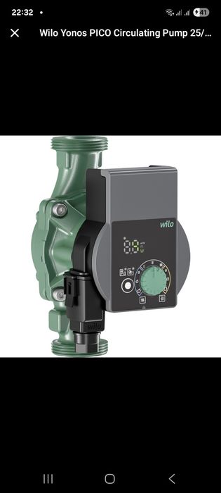 “Wilo Yonos / Yonos-Para / atmosWilo Yonos 25-6-180 nasosi