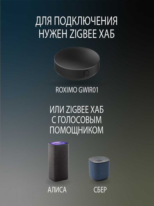 Умный Zigbee датчик протечки воды ROXIMO SZW03