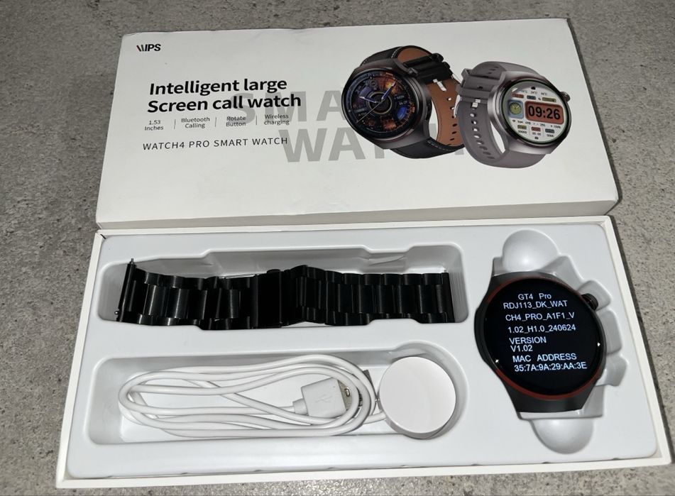 Нов смарт часовник GT4 PRO Smartwatch