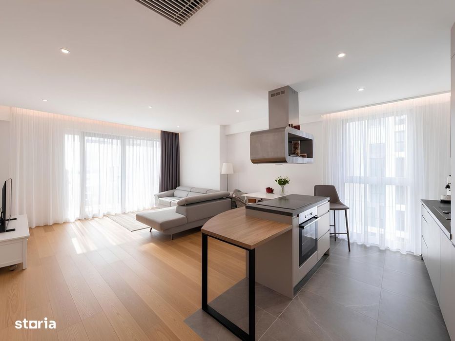 Apartament luminos cu 3 camere și terasă | One Herăstrău Towers