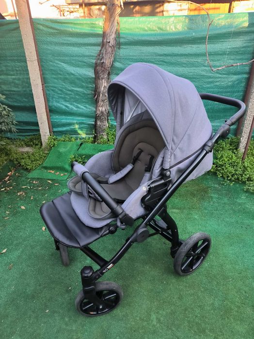 Бебешка количка Buba Zaza 3в1, Dark Grey