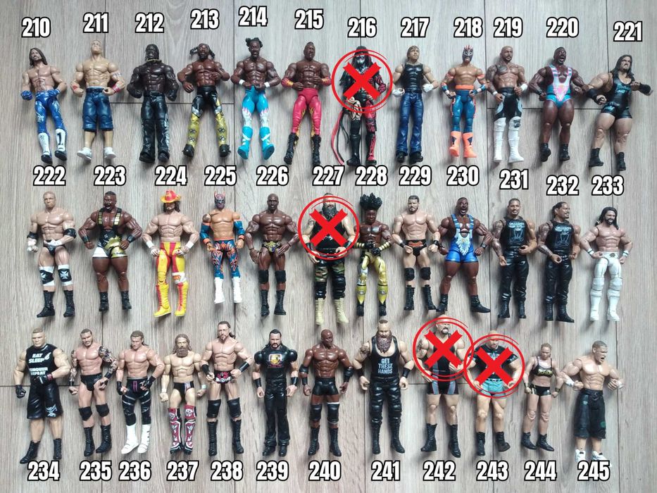 Екшън Фигурки WWE Кеч Pro-Wrestling Action Figures Ambrose Hogan Cena