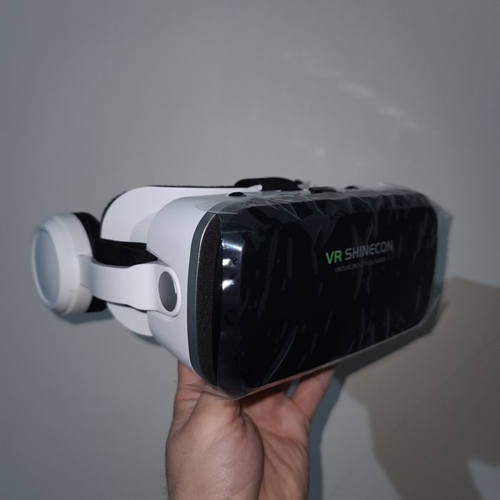 Blutusli VR Ochki VR Box Naushnikli / 7 dyumgacha telefonlar tushadi