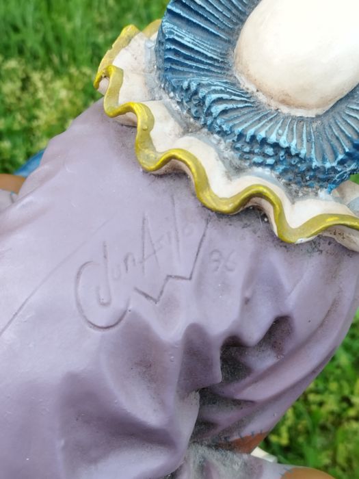 Колекционерска двойна фигура на клоун на  Jun Asilo от 1996