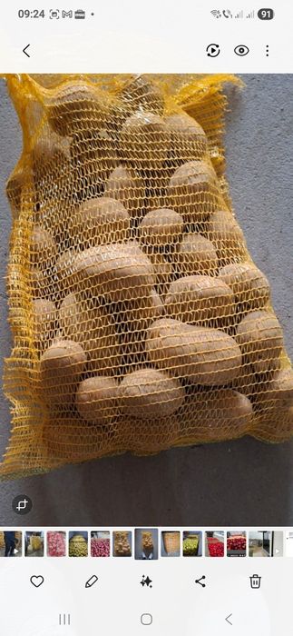 Cartof alb si rosu cu miezul galben