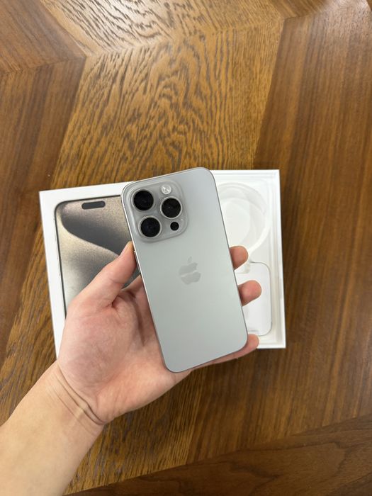Iphone 15 pro 256 gb natural titan в идеале