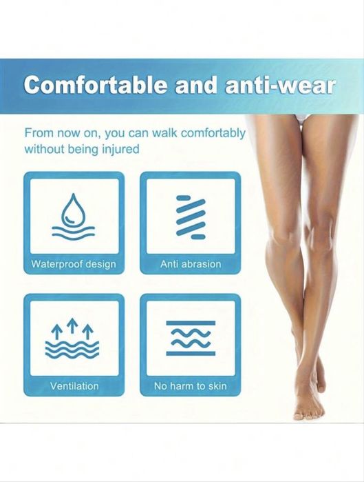 Водоустойчиви лепенки против притриване и рани на вътрешната част / между бедрата - 5 броя.