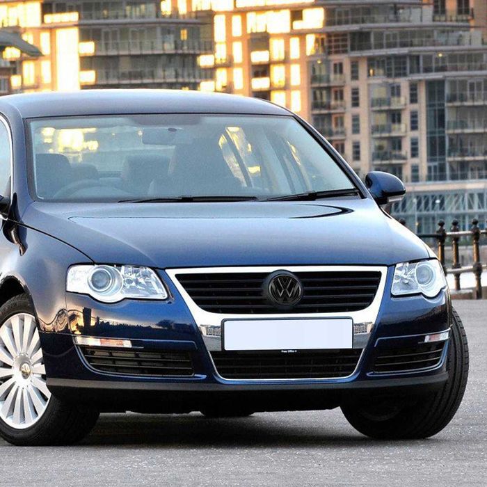 Set 2 Embleme Fata Spate Negru Lucios Volkswagen VW Passat B6, 2007-11