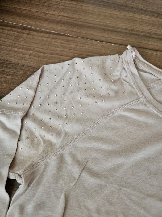 Bluza roz pudrat cu pietricele