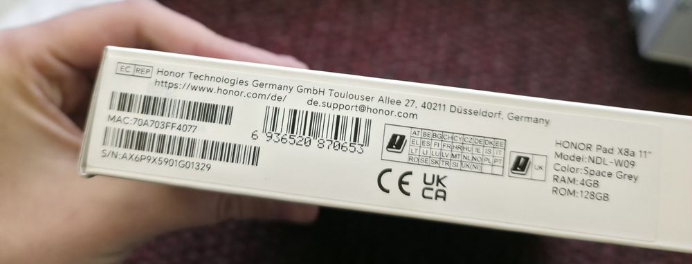 Tableta honor pad x8a