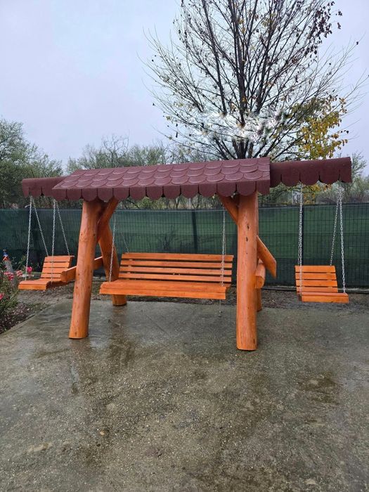 Leagane din lemn masiv