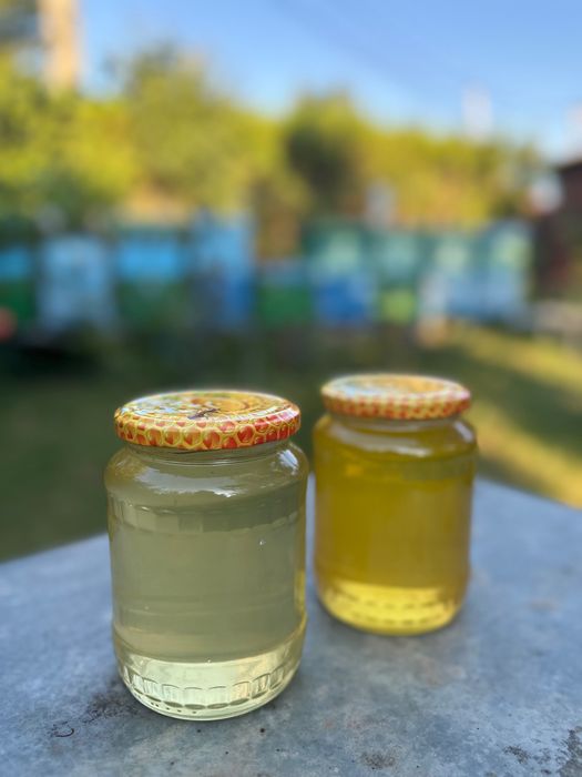 Miere naturală de salcâm și de tei