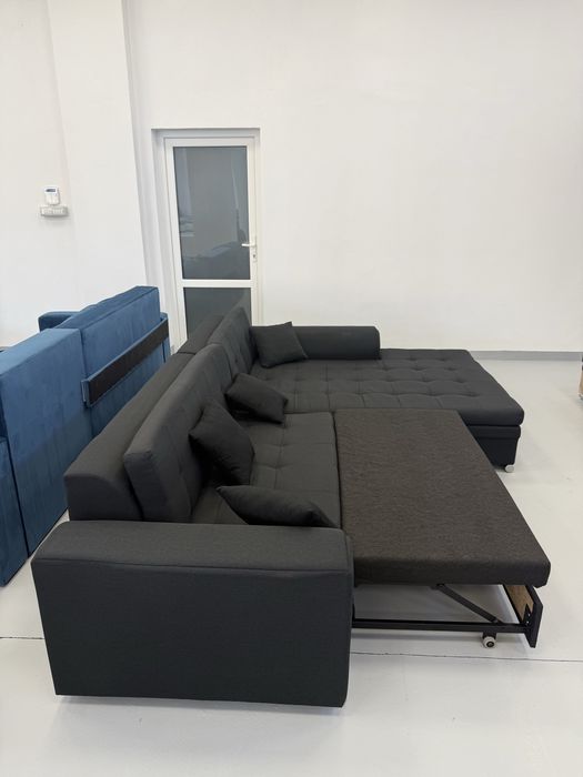 Coltar in L  extensibil cu perne