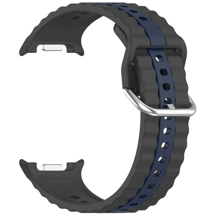 Силиконова каишка Two Tone за Samsung Galaxy Watch 8, Watch 8 Classic, Galaxy Watch 9