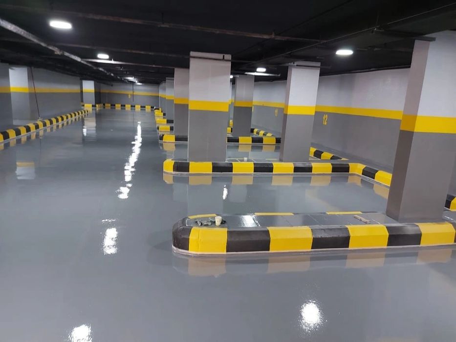 Эпоксидная наливной пол для промышленных объектов