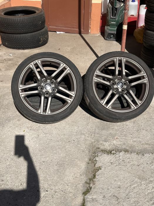 Jante R18 Audi Skoda Seat VW 5x112 anvelope vară
