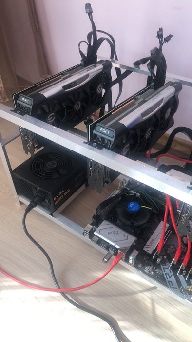 Компютърна система, Майнинг риг (Mining rig) GeForce RTX 3080 12GB