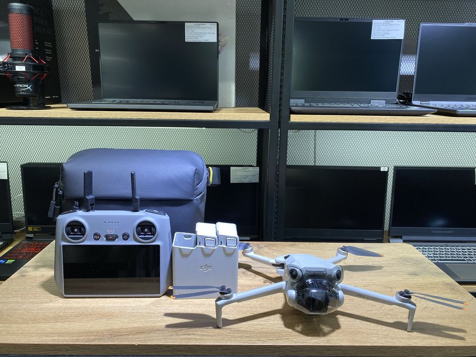 Дрон DJI Mini 4 Pro Fly More Combo Plus, DJI RC 2, белый, 10472/А10