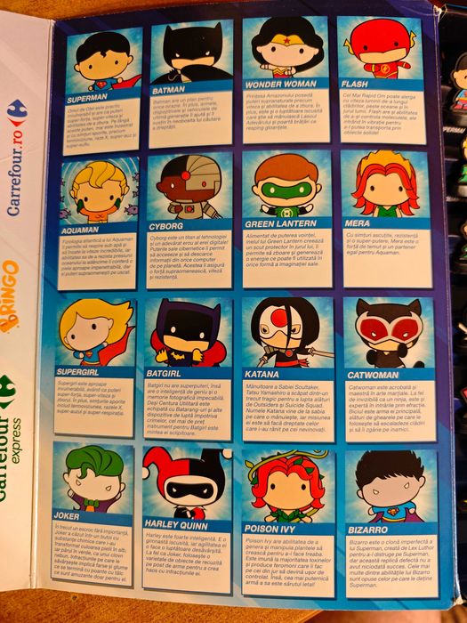 Album colector DC Heroes Carrefour