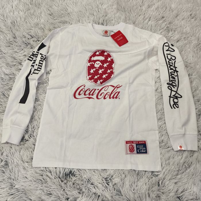 BAPE x Coca Cola мъжка блуза с дълъг ръкав размер L НОВА