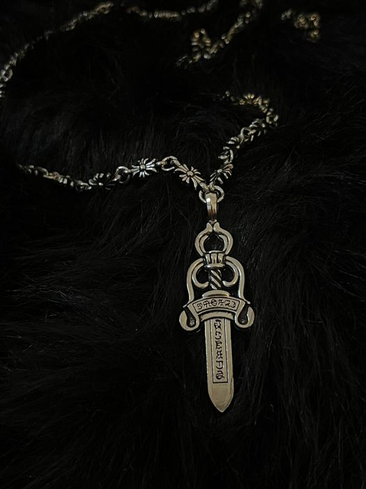 Lant Chrome Hearts Dagger Pendant Chain 60cm