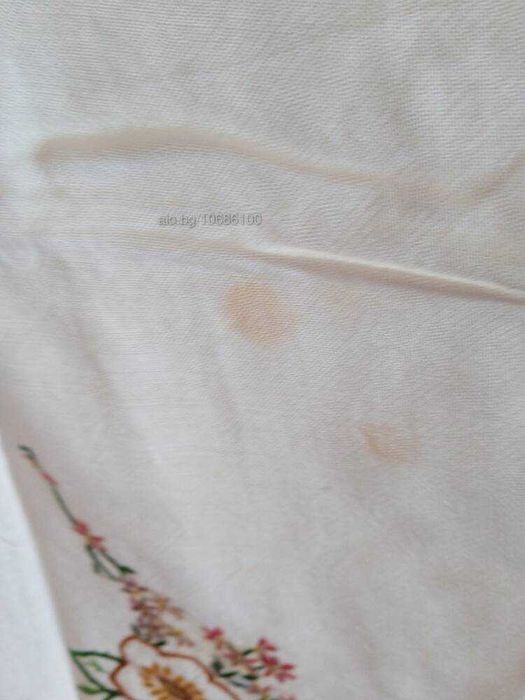 Старинна ръчно изработена покривка за маса с размери 164*125 см.