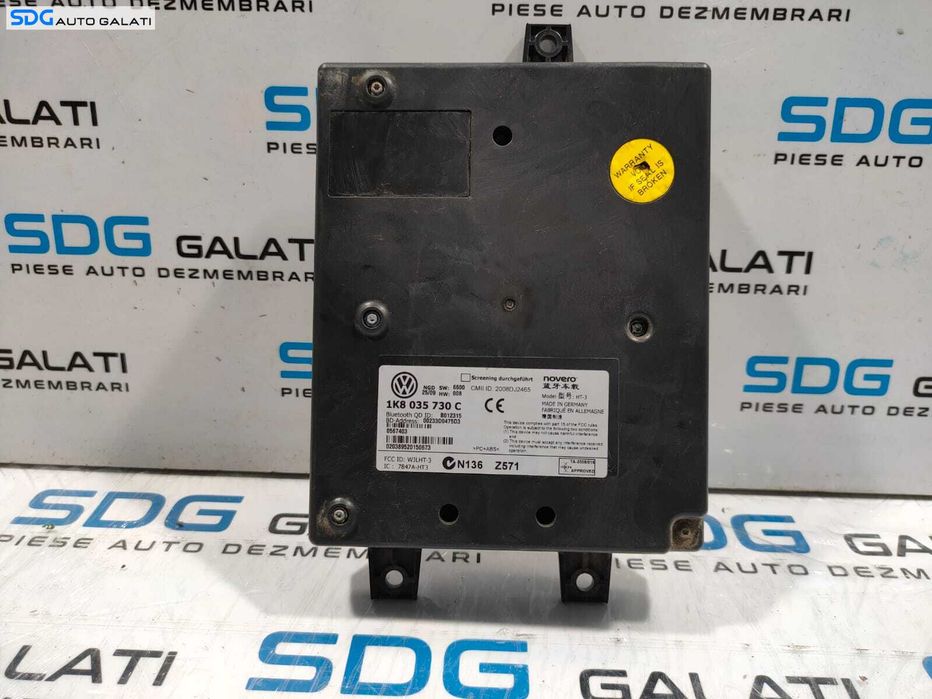 Unitate Modul Calculator Bluetooth Volkswagen Passat B6 2005 - 2010 Cod 1K8035730C [L4844]