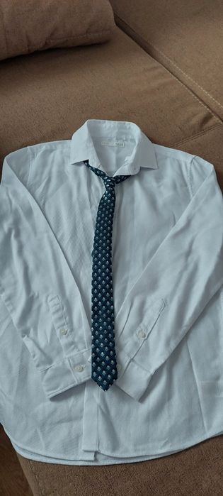 Next-Set 2 piese camasa si cravata marimea 152cm -12 ani
