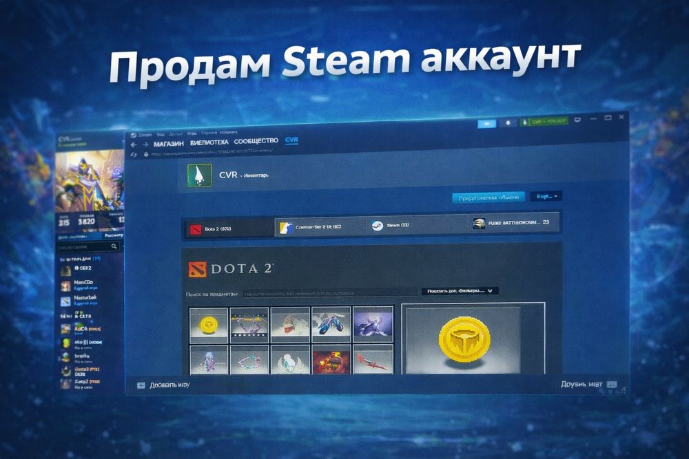 Продается Стим аккаунт