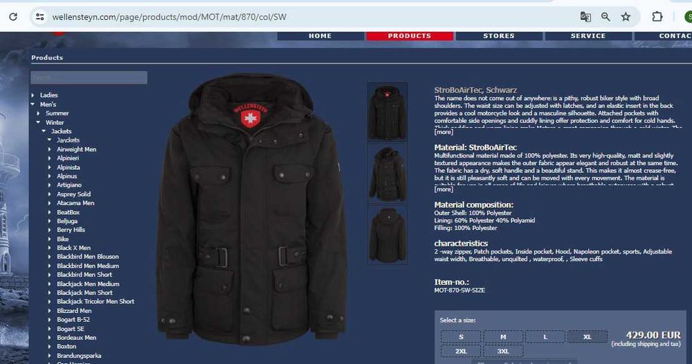 Geaca Wellensteyn Silversteel